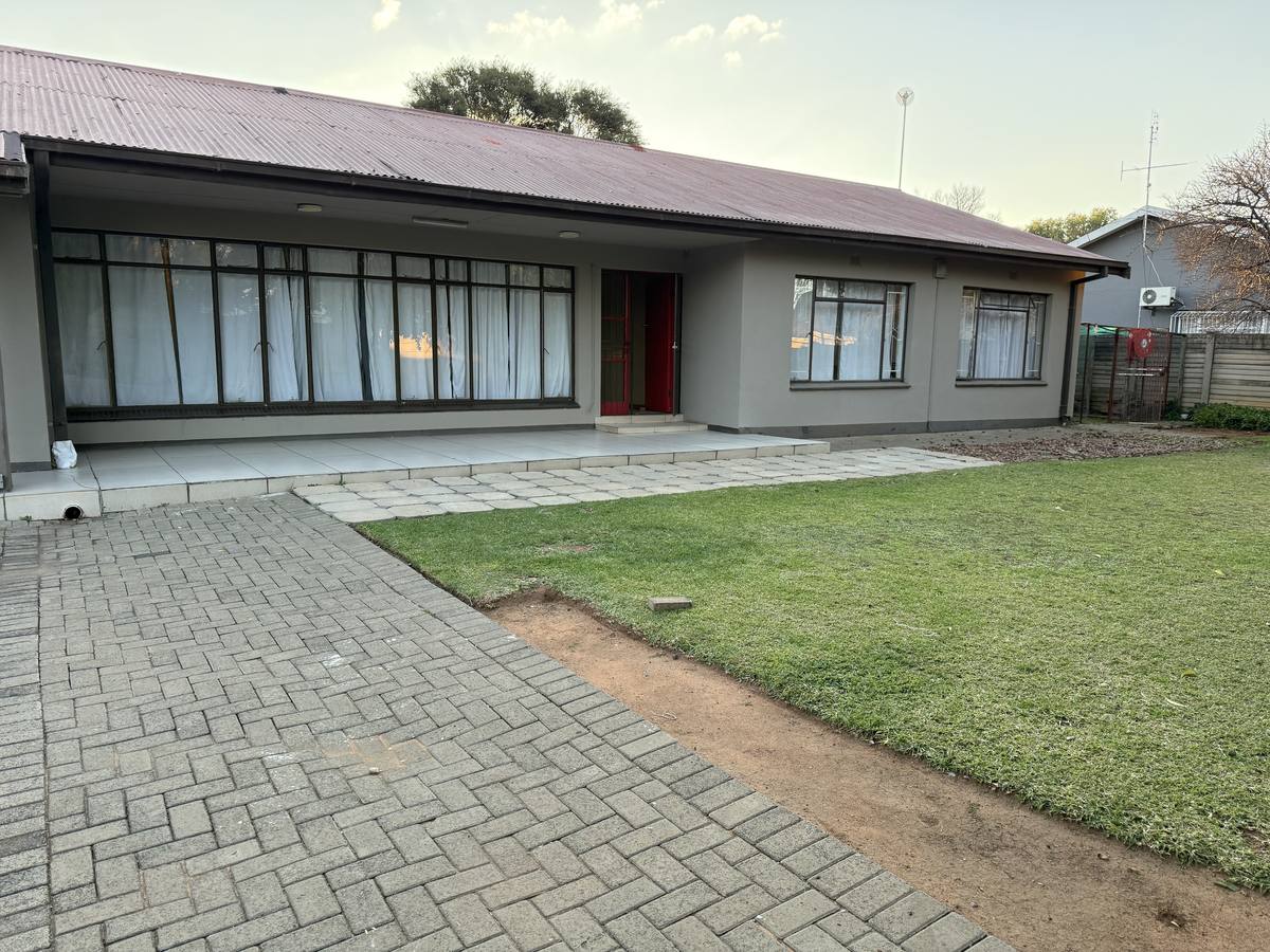 Exterior with lawn