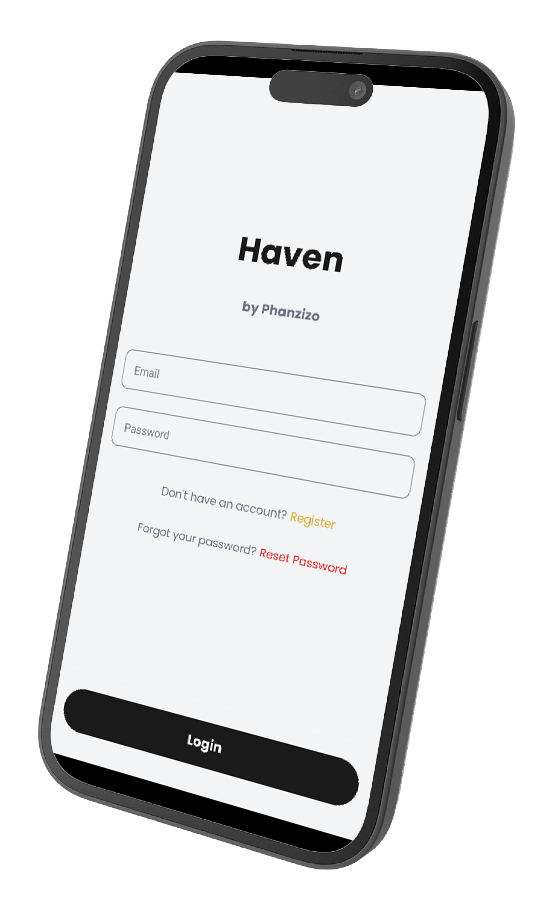 HavenByPhanzizo App Interface